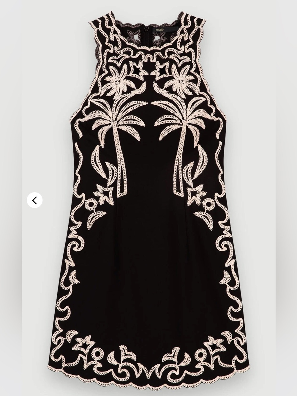 Make Palm mini dress, size 40
